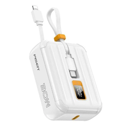 Pin dự phòng Pisen Quick - Power Link Tiny 10.000 mAh 30W (Lightning & Type-C) 2