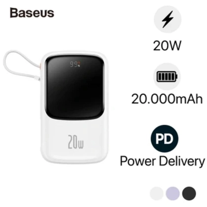 Pin sạc dự phòng sạc nhanh Baseus Qpow Pro 20.000mAh 20W 1