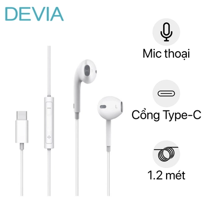 tai nghe devia smart earpods cổng type-c 1