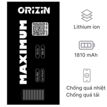 pin iPhone 6 dung lượng cực đại chính hãng Orizin 1