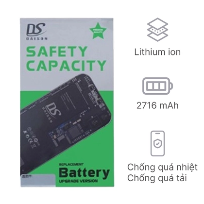 pin iPhone X chính hãng Daison 1