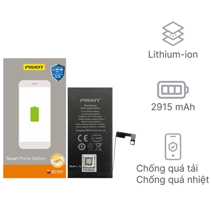 pin iPhone 6 Plus chính hãng Pisen 1