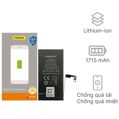 pin iPhone 6s chính hãng Pisen 1