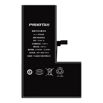 pin iPhone X chính hãng Pisen 6