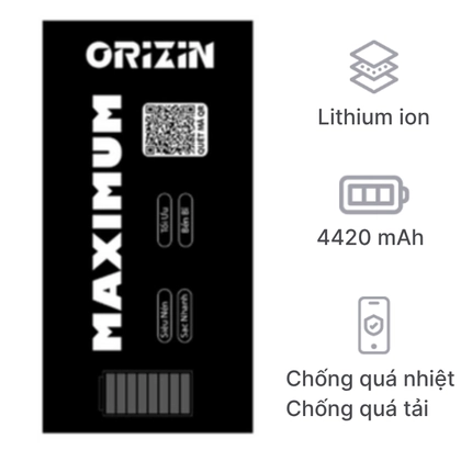 pin iPhone 12 Pro Max dung lượng cực đại chính hãng Orizin 1