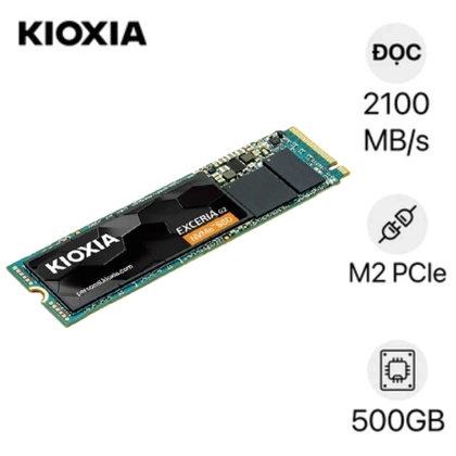 Ổ Cứng Laptop SSD KIOXIA EXCERIA G2 R2100 M2 PCIE NVME 2280 500GB 1