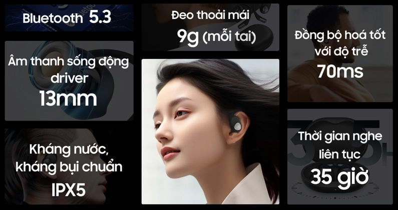 Tai nghe không dây SoundPEATS Wings2 Đen 1