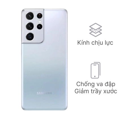 kính lưng Samsung Galaxy S21 Ultra chính hãng Safety - Bạc 1