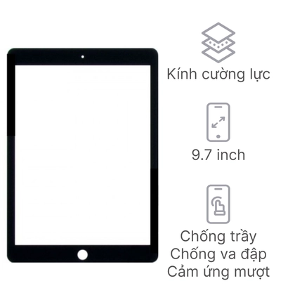 kính cảm ứng iPad 3 chính hãng Aries 1