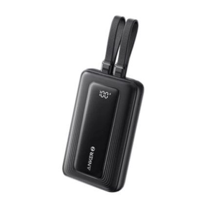 Pin sạc dự phòng Anker Zolo 10000mAh 30W 1a1c Tích Hợp Cáp C, L A1680 2