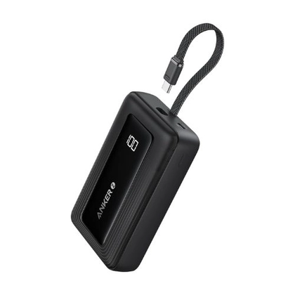 Pin sạc dự phòng Anker Zolo 10000mAh 30W 1a1c Tích Hợp Cáp C, L A1680 3