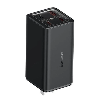 Sạc nhanh Baseus GaN6 Pro 2C + 2U 100W US kèm cáp C-C 100W 1m 1