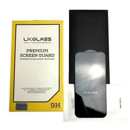 Dán cường lực iPhone 14/13/13 Pro Likglass chống nhìn trộm Full cao cấp 4