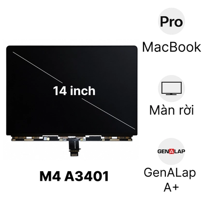 màn hình MacBook Pro M4 Pro 2024 14 inch A3401 chính hãng GENA A+ 1