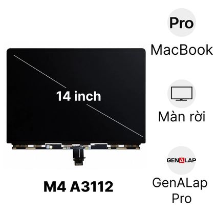 màn hình MacBook Pro M4 2024 14 inch A3112 chính hãng GENA 1