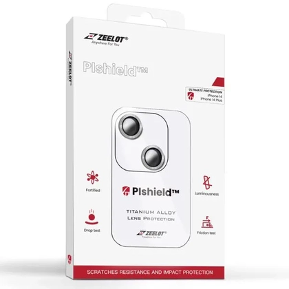 Dán camera iPhone 14 Pro/ 14 Pro Max Zeelot Pishield viền màu 1