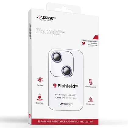 Dán camera iPhone 14 Pro/ 14 Pro Max Zeelot Pishield viền màu 2