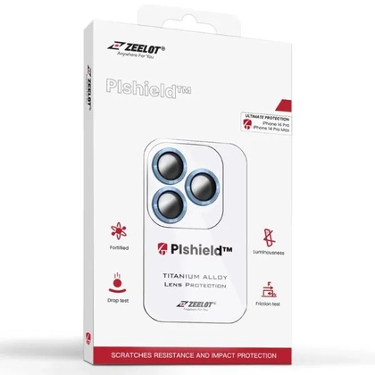 Dán camera iPhone 14 Pro/ 14 Pro Max Zeelot Pishield viền màu 1