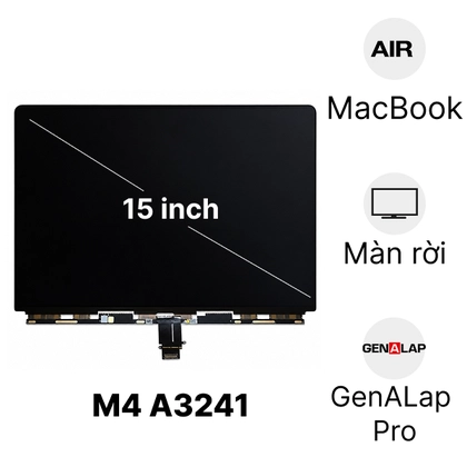 màn hình MacBook Air M4 2025 15 inch A3241 màn rời chính hãng GENA 1