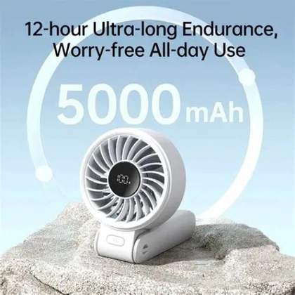 Quạt cầm tay gấp gọn Jisulife Life7 3600mAh 5