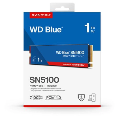 Ổ cứng SSD Western Digital Blue SN5100 NVME PCIE GEN 4.0 500GB 4