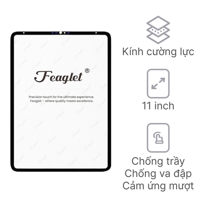 kính màn hình iPad Pro M4 11 2024 chính hãng Feaglet 1