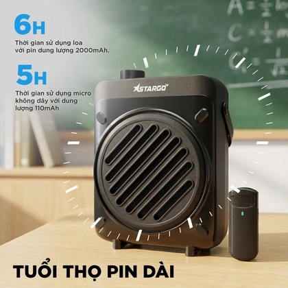 Loa trợ giảng không dây StarGO CPS-01 (kèm 1 micro) - Đen