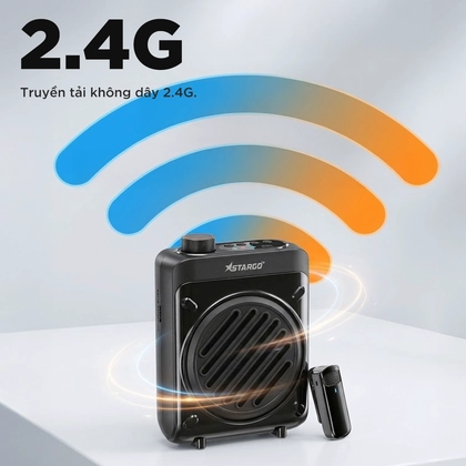 Loa trợ giảng không dây StarGO CPS-01 (kèm 1 micro) - Đen