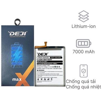 pin Samsung Galaxy M62 chính hãng Deji 1