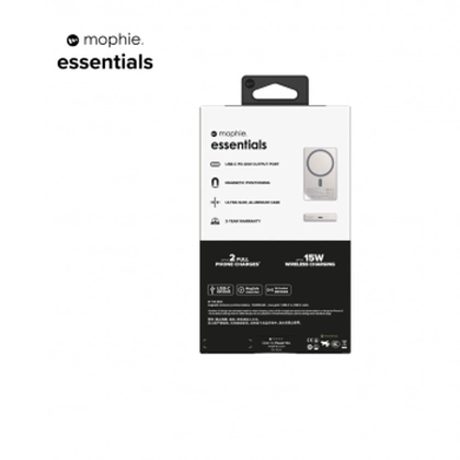 Pin dự phòng Mophie Essentials Snap+ 10000mAh Metallic - 530 5