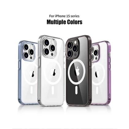 Ốp lưng iPhone 15 Pro Likgus Magsafe trong suốt 6