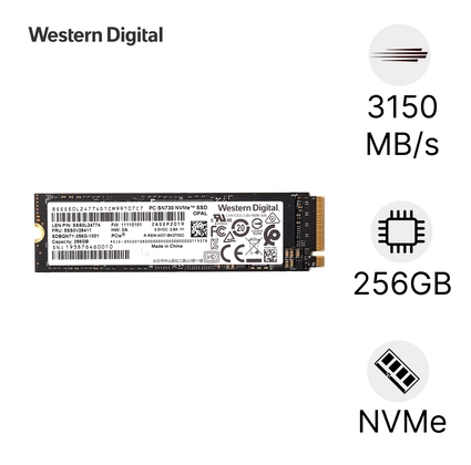 Ổ cứng SSD Western Digital M2 NVMe 2280 256GB cũ đẹp 1