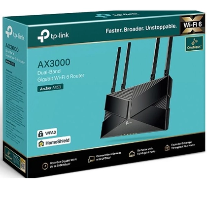 Router Wifi 6 Gigibit băng tần kép TP-Link AX3000 Archer AX53 8