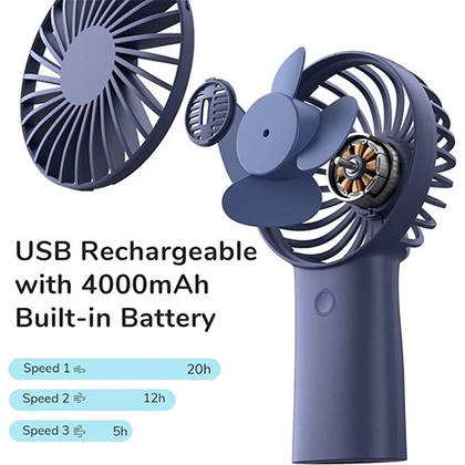 Quạt mini cầm tay JISULIFE F2B ABS 400mAh 3