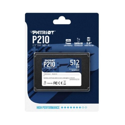 Ổ Cứng Laptop SSD PATRIOT P210 SATA3 512GB 4
