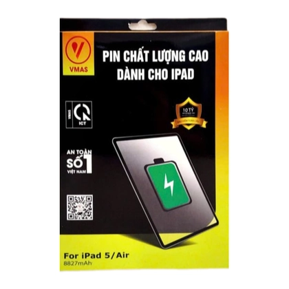 pin iPad Gen 5 9.7 2017 chính hãng Vmas 2