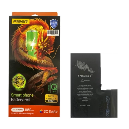 pin iPhone 15 Pro Max dung lượng siêu cao chính hãng Pisen 5