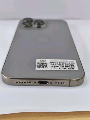 iPhone 15 Pro Max 256GB - Titan Tự Nhiên - Cũ Xước Cấn - XYQ3W0 - 7