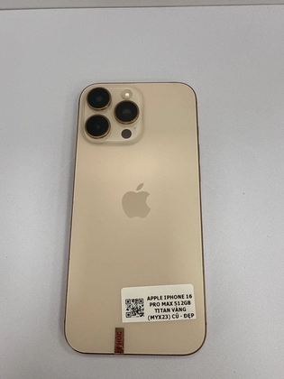 iPhone 16 Pro Max 512GB - Cũ đẹp - Titan vàng - QH2VT2 - 3