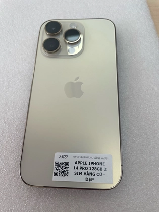 iPhone 14 Pro 128GB 2 Sim - Cũ đẹp - Vàng - HKNQFF - 3