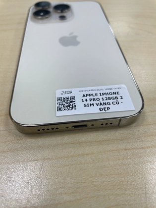 iPhone 14 Pro 128GB 2 Sim - Cũ đẹp - Vàng - HKNQFF - 4