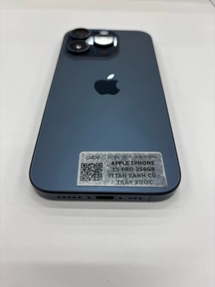 iPhone 15 Pro 256GB - Cũ trầy xước - Titan Xanh - QN4QQN - 7