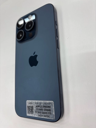 iPhone 15 Pro 256GB - Cũ trầy xước - Titan Xanh - QN4QQN - 4