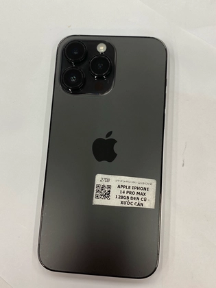 iPhone 14 Pro Max 128GB - Đen - Cũ Xước Cấn - 3D2VJF - 3