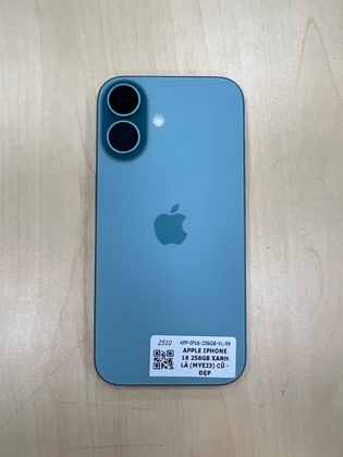 iPhone 16 256GB - Cũ đẹp - Xanh lá - 6JCY4R - 3