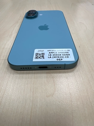 iPhone 16 256GB - Cũ đẹp - Xanh lá - 6JCY4R - 7