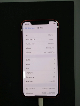 iPhone 12 64GB cũ đẹp - EF0F0R - 1