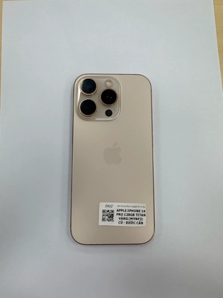 iPhone 16 Pro 128GB - Cũ xước cấn -Titan vàng - T4TGC6 - 3