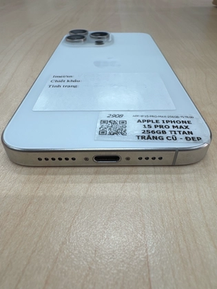 iPhone 15 Pro Max 256GB - Titan Trắng - Cũ Đẹp - VP2XJR - 7