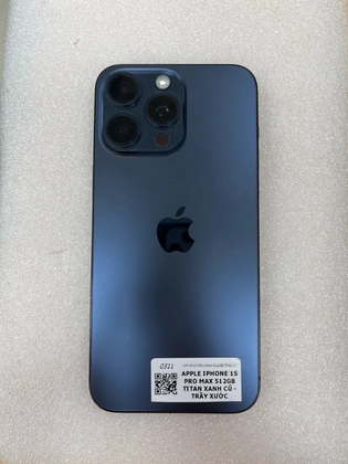 iPhone 15 Pro Max 512GB - Titan Xanh - Cũ trầy xước - GPX42R - 2